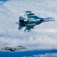 Illustration for article titled 27 high tension photos of NATO jets intercepting Russian warplanes